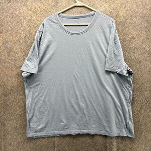 Mott & Bow Shirt Mens XXL Blue Short Sleeve Lightweight Cotton Crewneck Tee